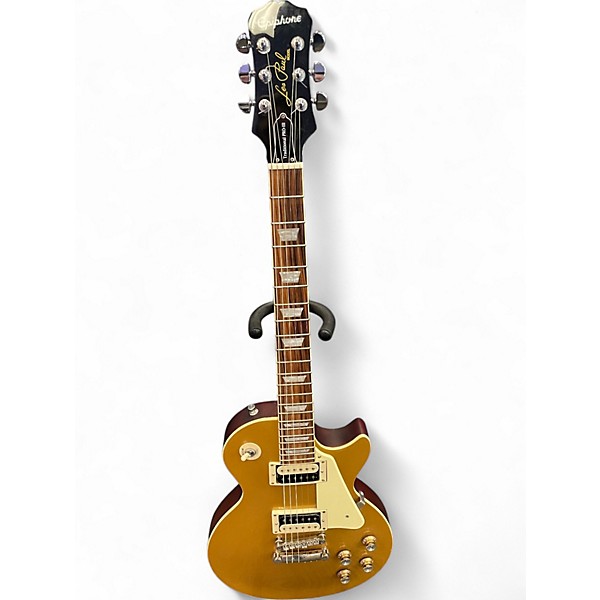 Used Epiphone Les Paul Traditional PRO III Gold Solid Body Electric Guitar
