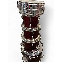 Used TAMA 5 Piece stage star Wine Red Drum Kit