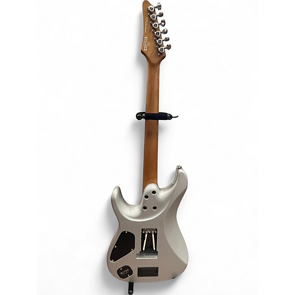 Used 2024 Ibanez SINATURE TIM HENSON TOD10 CLASSIC SILVER Solid Body Electric Guitar