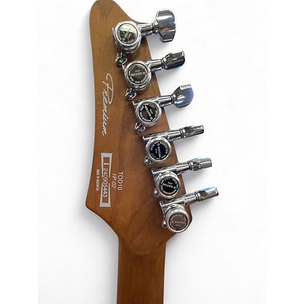 Used 2024 Ibanez SINATURE TIM HENSON TOD10 CLASSIC SILVER Solid Body Electric Guitar