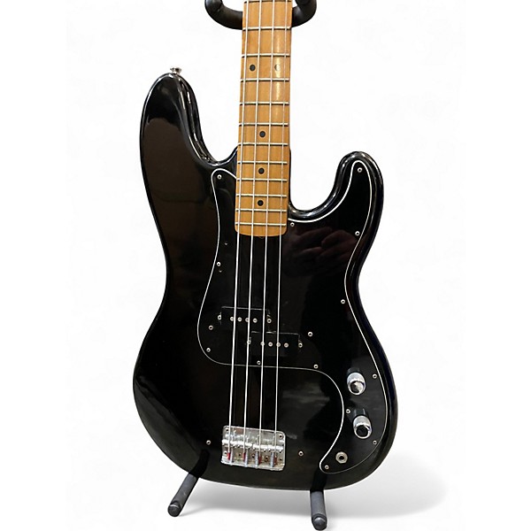 Used Univox PRESCISION STYLE Black Electric Bass Guitar