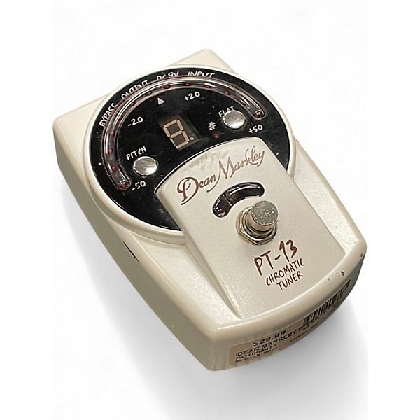 Used Dean Markley PT-13 CHROMATIC TUNER Tuner Pedal