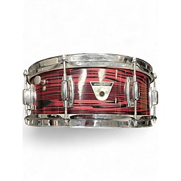 Vintage 1960s Ludwig 14in STANDARD RED MARBLE  Drum