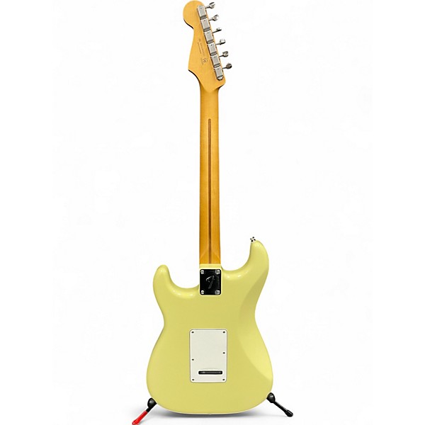 Used Fender Player II Stratocaster Maple Fingerboard Hialeah Yellow Solid Body Electric Guitar