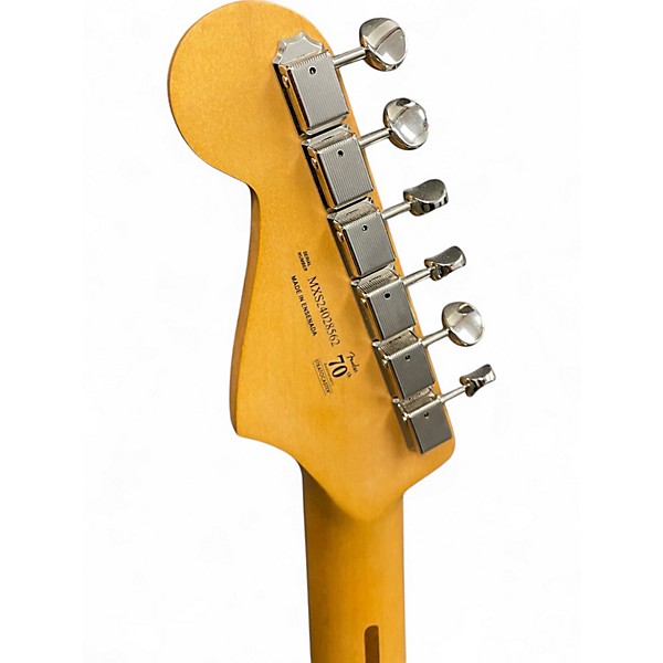 Used Fender Player II Stratocaster Maple Fingerboard Hialeah Yellow Solid Body Electric Guitar