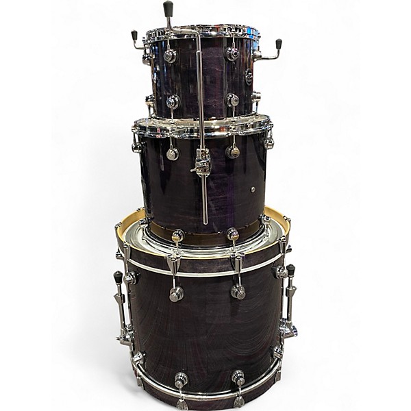Used DW 3 Piece Performance Series EBONY STAINED LACQUER Drum Kit
