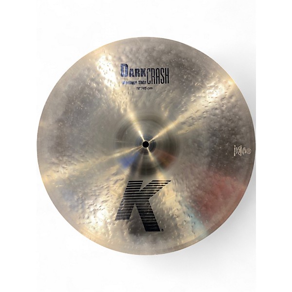 Used Zildjian 18in K Medium Dark Thin Crash Cymbal,New Products : American Fashion Style Bags On Sale