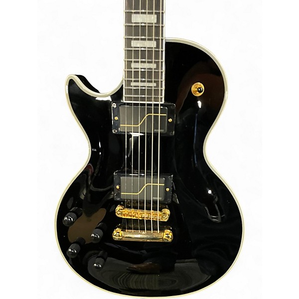 Used Epiphone Les Paul MKH ORIGINS CUSTOM Black and Gold Electric Guitar