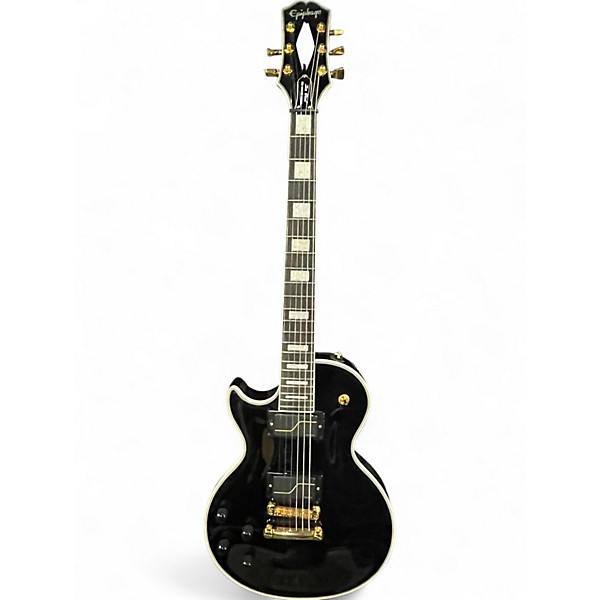 Used Epiphone Les Paul MKH ORIGINS CUSTOM Black and Gold Electric Guitar