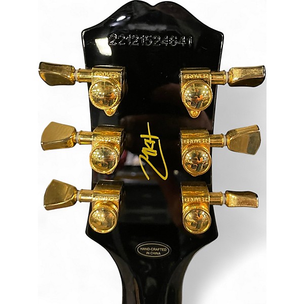 Used Epiphone Les Paul MKH ORIGINS CUSTOM Black and Gold Electric Guitar