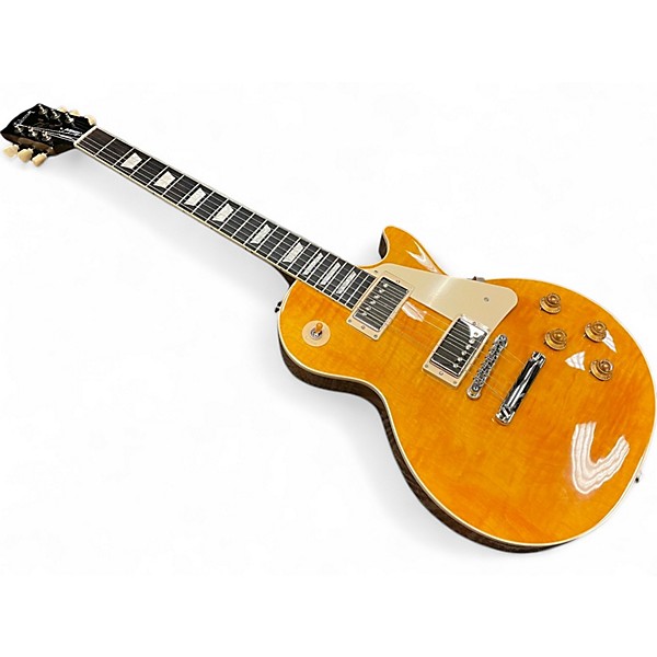 Used Gibson Les Paul Standard '50s Figured Natural Solid Body Electric Guitar