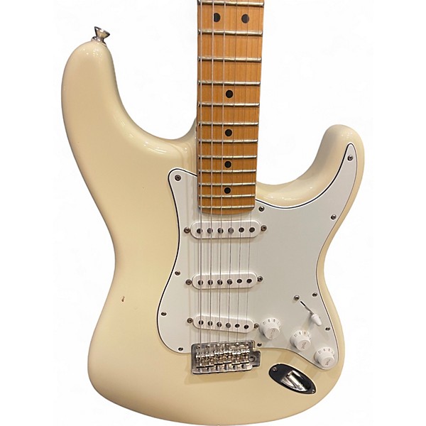 Used Fender American Special Stratocaster Olympic White Solid Body Electric Guitar