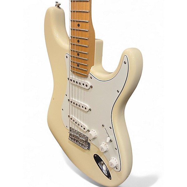 Used Fender American Special Stratocaster Olympic White Solid Body Electric Guitar