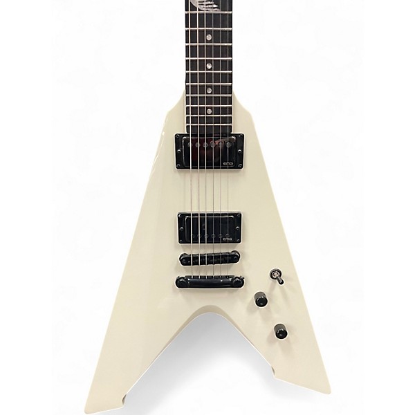 Used ESP LTD James Hetfield Signature Vulture  White Solid Body Electric Guitar