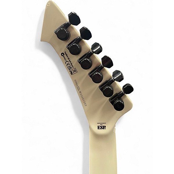 Used ESP LTD James Hetfield Signature Vulture  White Solid Body Electric Guitar