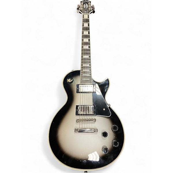 Used Epiphone Les Paul Custom Silverburst Solid Body Electric Guitar