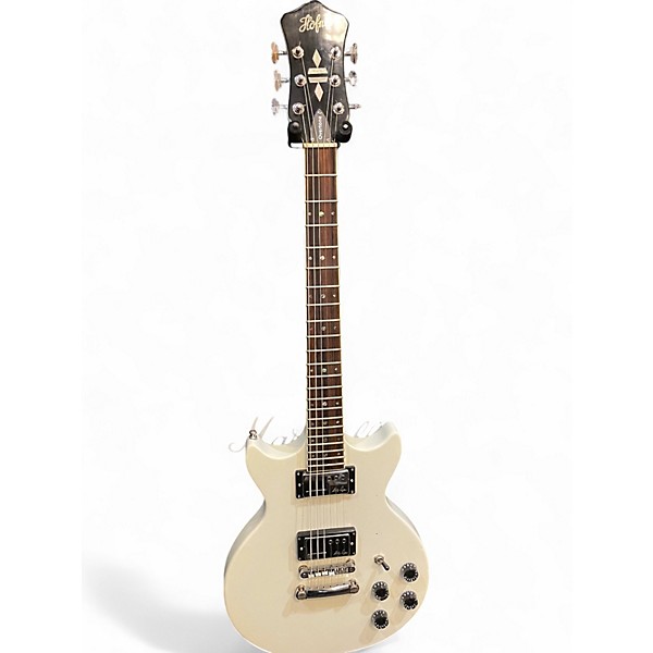 Used Hohner Colorama Vintage White Solid Body Electric Guitar