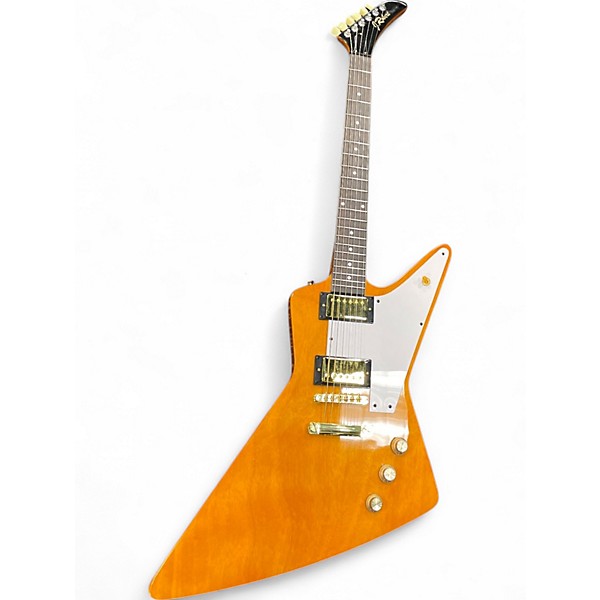 Used J Robert Custom EXPLORER Natural Solid Body Electric Guitar