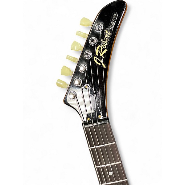 Used J Robert Custom EXPLORER Natural Solid Body Electric Guitar