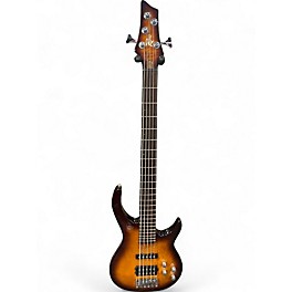 Used Rogue LX405 Pro Amber Burst Electric Bass Guitar