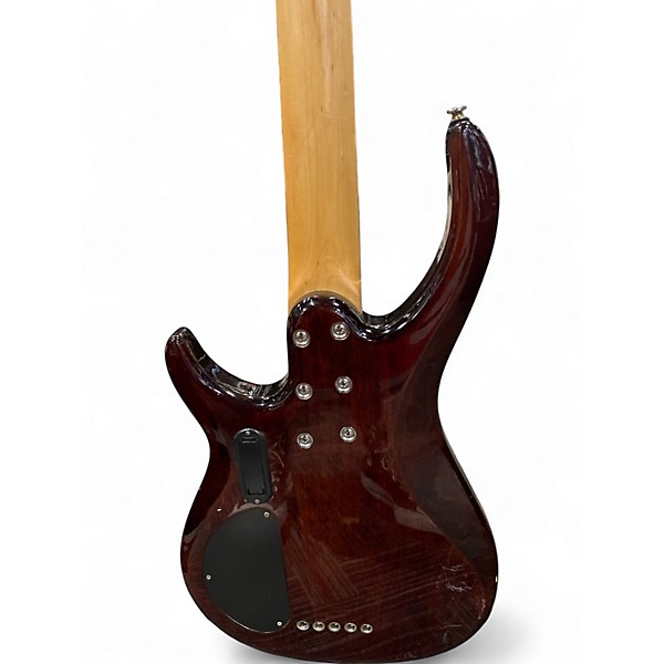 Used Rogue LX405 Pro Amber Burst Electric Bass Guitar