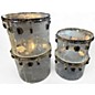 Vintage 1970s Ludwig 5 Piece Quadraplus Clear Vistalite Drum Kit