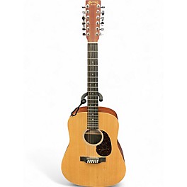 Used Martin X Series Custom Natural 12 String Acoustic Electric Guitar