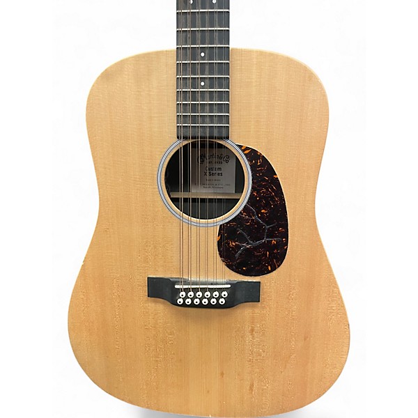 Used Martin X Series Custom Natural 12 String Acoustic Electric Guitar