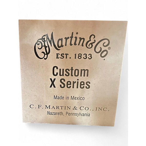 Used Martin X Series Custom Natural 12 String Acoustic Electric Guitar