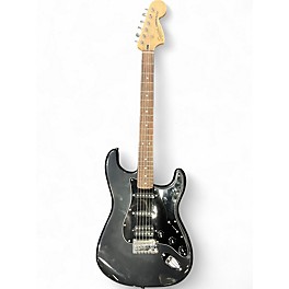 Used Squier Affinity Stratocaster METALLIC BLACK Solid Body Electric Guitar