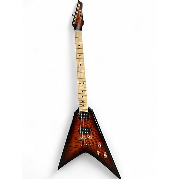 Used Kiesel Ultra V 2 tone burst Solid Body Electric Guitar