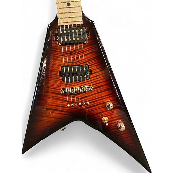 Used Kiesel Ultra V 2 tone burst Solid Body Electric Guitar