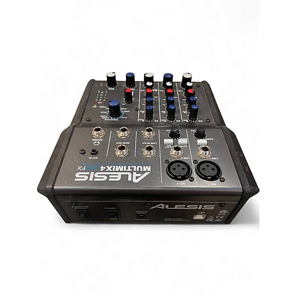 Used Alesis MultiMix 4 USB FX 4-Channel Unpowered Mixer