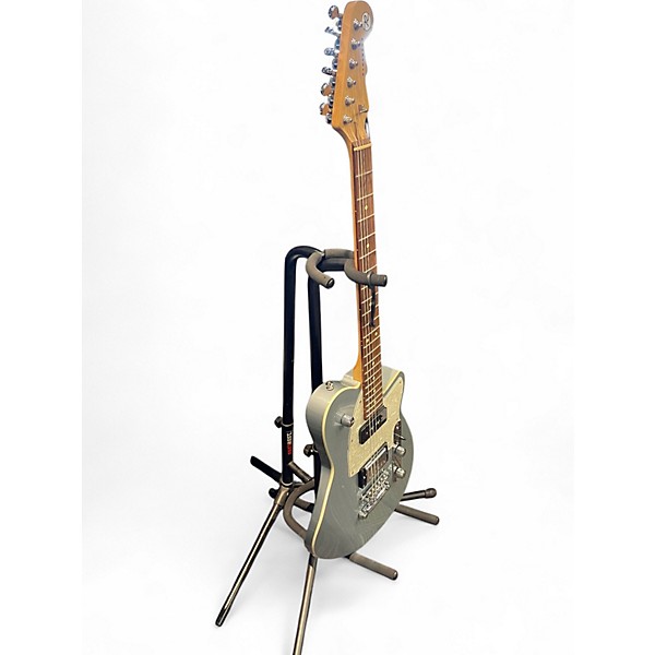 Used Reverend DOUBLE AGENT OG  METALLIC SILVER FREEZE Solid Body Electric Guitar