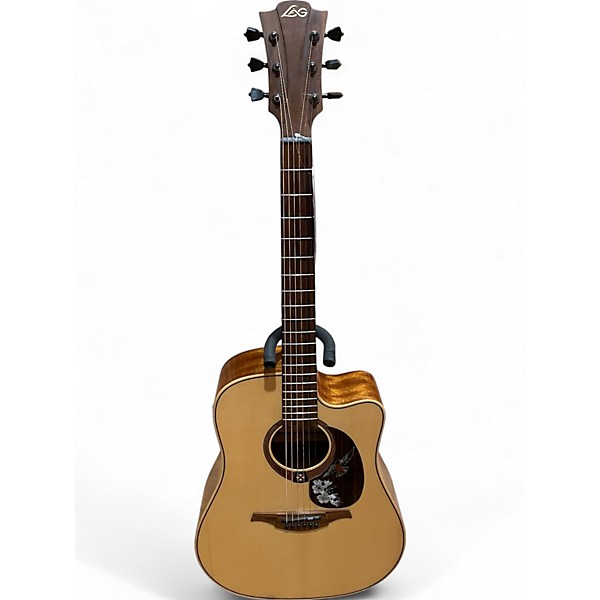 Used Lag Guitars T88DCE Natural Acoustic Guitar,Specials : American Fashion Style Bags On Sale