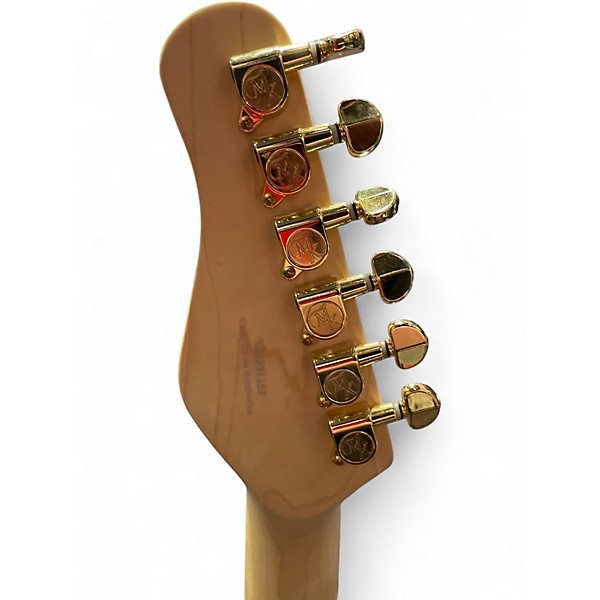 Used Michael Kelly Custom Collection T Style Wood Burl Solid Body Electric Guitar