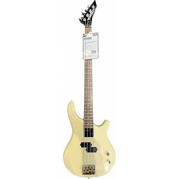 Used Washburn B2 Antique White Electric Bass Guitar Antique