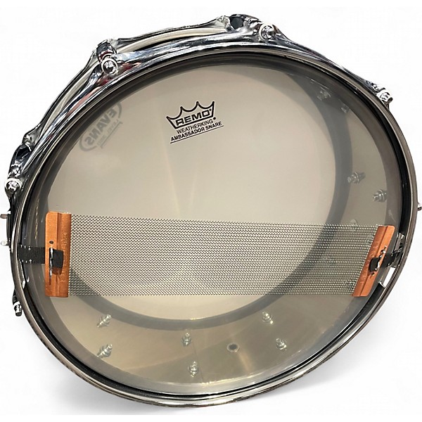 Used Pearl 14X6 Chad Smith Snare Black Chrome Drum
