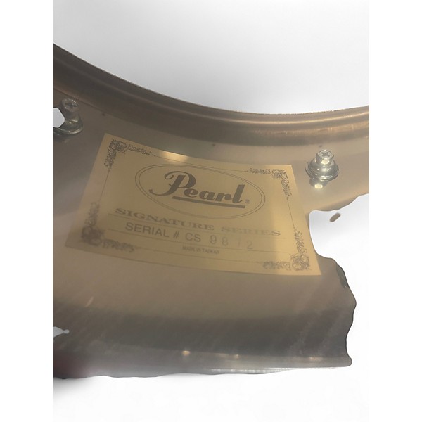 Used Pearl 14X6 Chad Smith Snare Black Chrome Drum