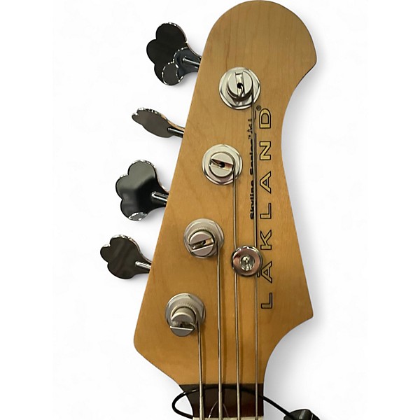 Used Lakland 44AJ RED Electric Bass Guitar