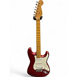 Vintage 1995 Fender Artist Series Yngwie Malmsteen Stratocaster Red Solid Body Electric Guitar