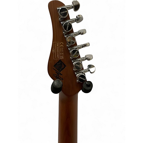 Used Schecter Guitar Research Nick Johnston Traditional Atomic Orange Solid Body Electric Guitar