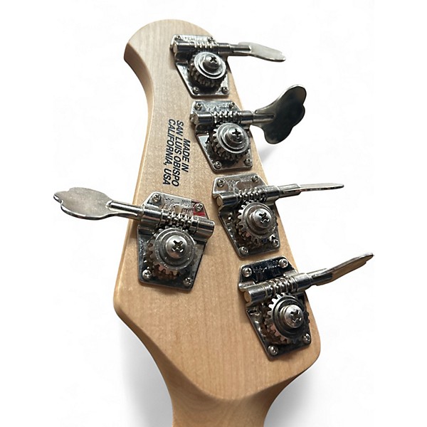 Used Ernie Ball Music Man Sterling 5 String Silver Sparkle Electric Bass Guitar