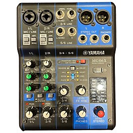 Used Yamaha MG06X Unpowered Mixer