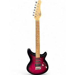 Used Rogue ROCKETEER Candy Red Burst Solid Body Electric Guitar