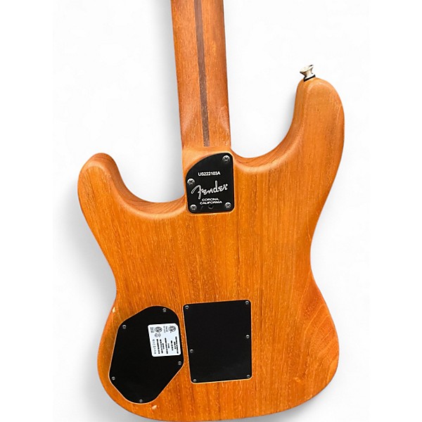 Used Fender American Acoustasonic Stratocaster Black Acoustic Electric Guitar