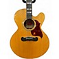 Used Gibson J-185 EC Natural Acoustic Electric Guitar