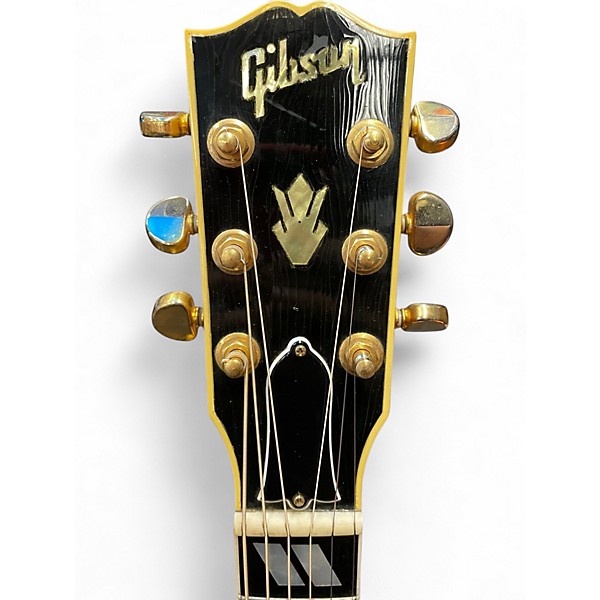 Used Gibson J-185 EC Natural Acoustic Electric Guitar