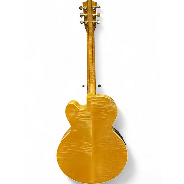 Used Gibson J-185 EC Natural Acoustic Electric Guitar