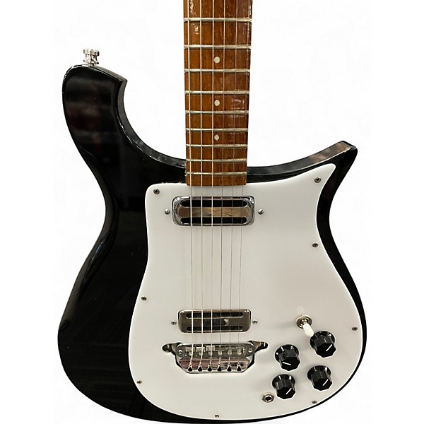 Vintage 1966 Rickenbacker Model 450 Black Solid Body Electric Guitar